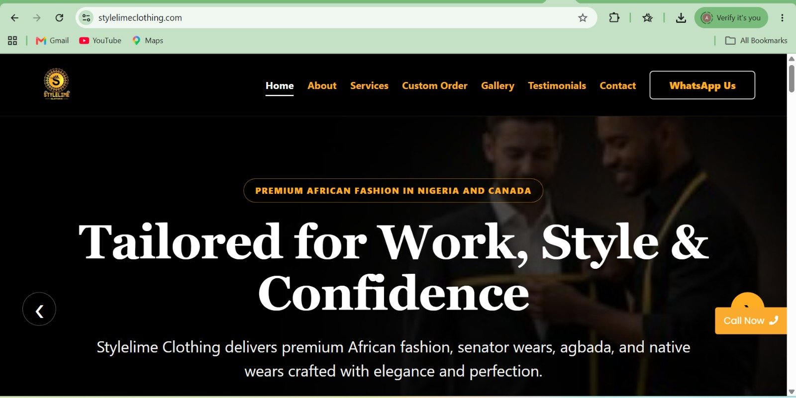 Stylelime Clothing premium fashion website designed and developed by Jovaitech